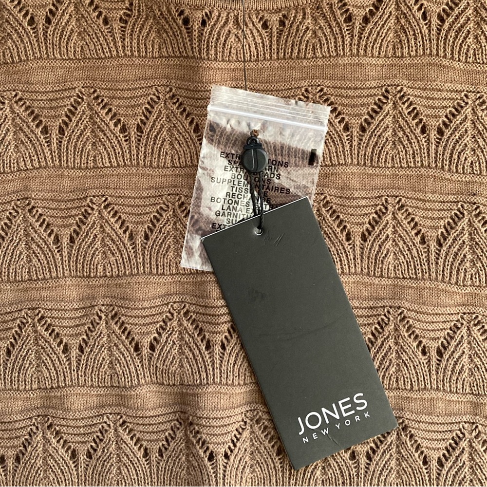 Jones New York | NWT Women’s Dolman Sleeve Pointelle Pullover Sweater Blouse - Picture 8 of 8